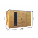 Bohemit Rohan 2 x 3 m teak