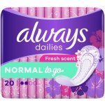 Always Dailies Singles To Go intimky 20 ks – Zbozi.Blesk.cz