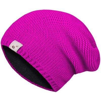 Dětská čepice pletená Warm Unuo Fuchsiová – Zboží Dáma