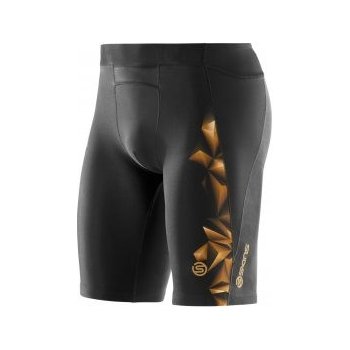 SKINS A400 GOLD Mens 3/4 Tights black Gold