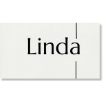 Personal Personal Jmenovka na stůl - Simple Zvolte množství: od 31 ks do 60 ks – Zboží Dáma