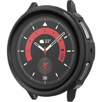 SPIGEN LIQUID AIR GALAXY WATCH 5 PRO (45 MM) MATTE BLACK Spigen Liquid Air pouzdro pro Samsung Galaxy Watch 5 Pro 45mm černé ACS05185 – Zbozi.Blesk.cz