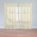 Sablio Záclony Žluté pletivo: 2ks 150x250cm – Hledejceny.cz