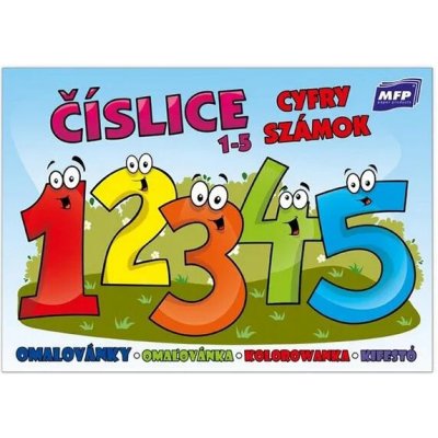MFP Dětské Omalovánky Číslice formát A5 – Zboží Dáma