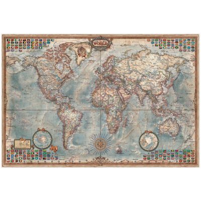 Nástěnná mapa světa – Sleviste.cz