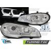 Přední světlomet Přední světla 3D LED angel eyes DRL BMW X5 E70 07-13 chromová