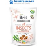 Brit Care Dog Crunchy Cracker Insects with Salmon enriched with Thyme 200 g – Zboží Dáma