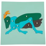 Montessori B019 Puzzle cvrček – Zboží Dáma