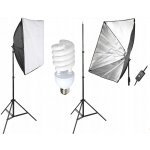 Studio SoftBox s paticí pro E27, 50x70cm, kompletní set SS-5077 – Zboží Živě