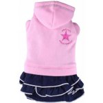 Ó lala Pets Mikina se sukní pro štěně Doggy Dolly Coral fleece – Hledejceny.cz