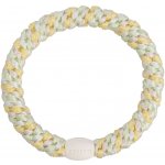 KKNEKKI Gumička do vlasů Kknekki Mix Mint Light Yellow Glitter, žlutá barva, textil – Hledejceny.cz