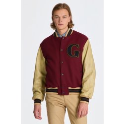 Gant Padded Mix Varsity Jacket červená