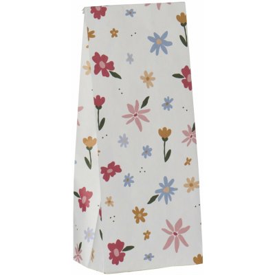 Ib Laursen Papírový sáček Flower meadow 22,5 cm – set 5 ks, růžová barva – Sleviste.cz