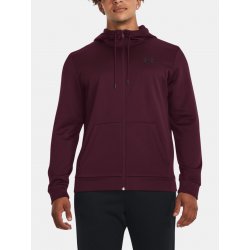 UA Armour Fleece FZ Mikina Under Armour Červená