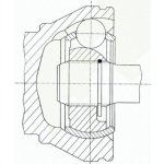 Kloub, hnací hřídel LÖBRO 300948 - FIAT, SEAT | Zboží Auto