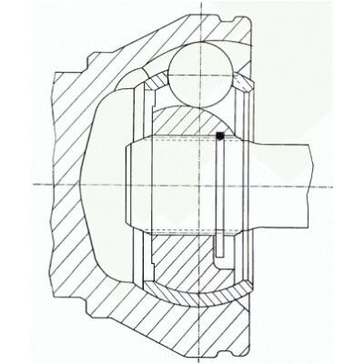 Kloub, hnací hřídel LÖBRO 300948 - FIAT, SEAT | Zboží Auto