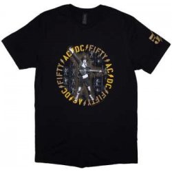 Ac/dc Unisex T-shirt: Fifty Angus Repeat