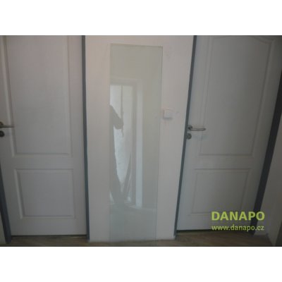 DANAPO Sprchové dveře - výplň - sklo boční rovné Velikost: 1735x383x3,5