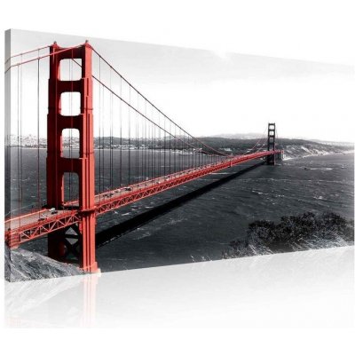 Postershop Obraz na plátně: Golden Gate Bridge (3) - 75x100 cm – Zbozi.Blesk.cz