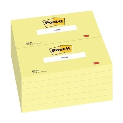 3M 3M Post-it bločky 655Y, velikost 76 x 127 mm (655Y) – Hledejceny.cz