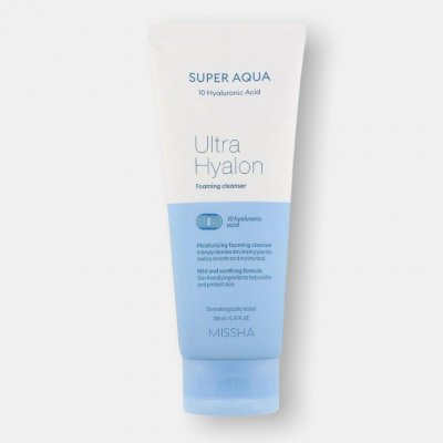 Missha Super Aqua Ultra Hyalon Foaming Cleanser čistící pěna 200 ml – Zbozi.Blesk.cz