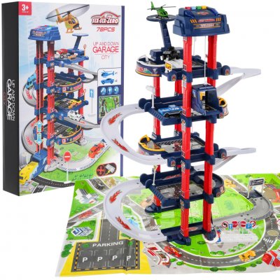 RKToys Vícepodlažní garáž s výtahem 1:64 – Sleviste.cz