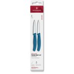 VICTORINOX Swiss Classic paring knife set 2 ks 8cm straight/wavy pointed tip blue box – Hledejceny.cz