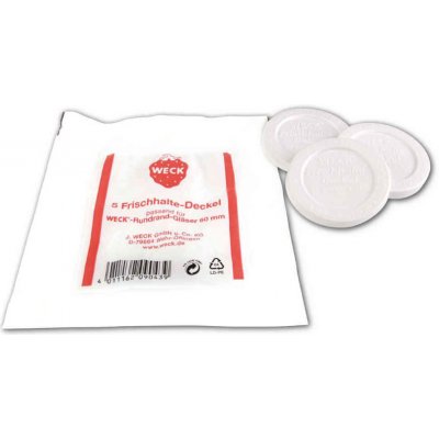 WECK zavařovací sklenice Plastová víčka 60mm – HobbyKompas.cz
