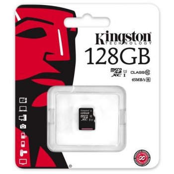 Kingston microSDXC 128 GB UHS-I U1 SDC10G2/128GBSP