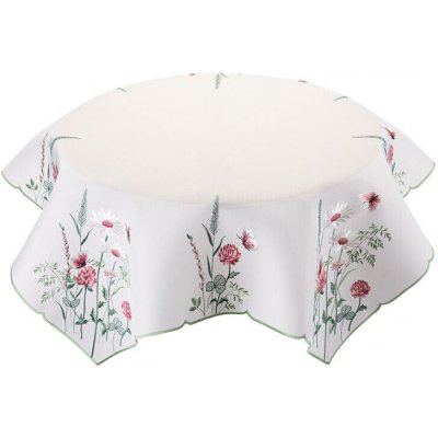 decoDoma Středový ubrus s výšivkou RŮŽOVÉ KVÍTÍ 85x85 cm – Hledejceny.cz