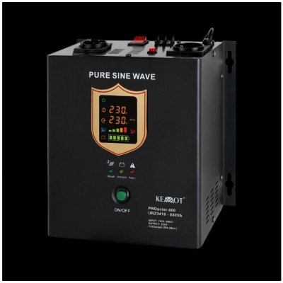 Kemot Měnič napětí PROsolar-800 500W 12V Black – Zboží Mobilmania