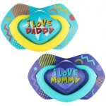 Canpol Babies symetrických silikon Neon Love Baby modrá 2 ks – Sleviste.cz