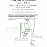 Elektroinstalace (VAPE, spínačka v masce) - JAWA-ČZ, 250/350 Kývačka | Zboží Auto