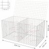 Pletiva TopGabion Gabionový koš s víkem: 200×100×100 cm - oko sítě 10×5 cm