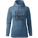 Blbý den na posedu mikina dámská Cape s kapucí Denim – Zbozi.Blesk.cz
