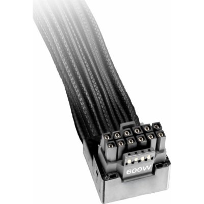 Be quiet! 12V-2x6 - 12VHPWR, 0.7m, Černá BC074 – Zboží Mobilmania