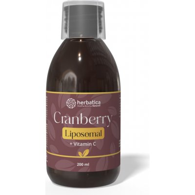Herbatica Lipozomální Brusinka Extract + Vitamín C 200 ml – Hledejceny.cz
