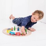 Hop Bigjigs Rail Moje první vláčkodráha 20 dílů – Sleviste.cz