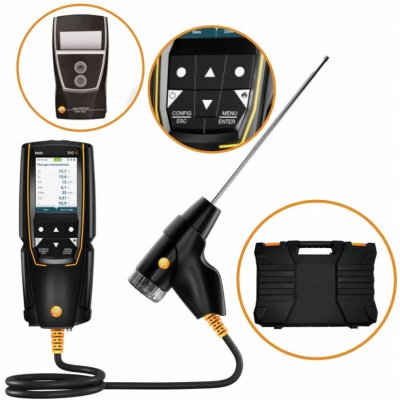 Testo 310 II Analyzátor spalin sada s tiskárnou – Hledejceny.cz