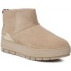 Dámské sněhule Tommy Hilfiger Metallic Suede Snowboot FW0FW07850 White Clay AES