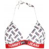 Tommy Hilfiger Tommy Jeans horní část bikin Triangle Fixed bílá