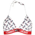 Tommy Hilfiger Tommy Jeans horní část bikin Triangle Fixed bílá – Zbozi.Blesk.cz