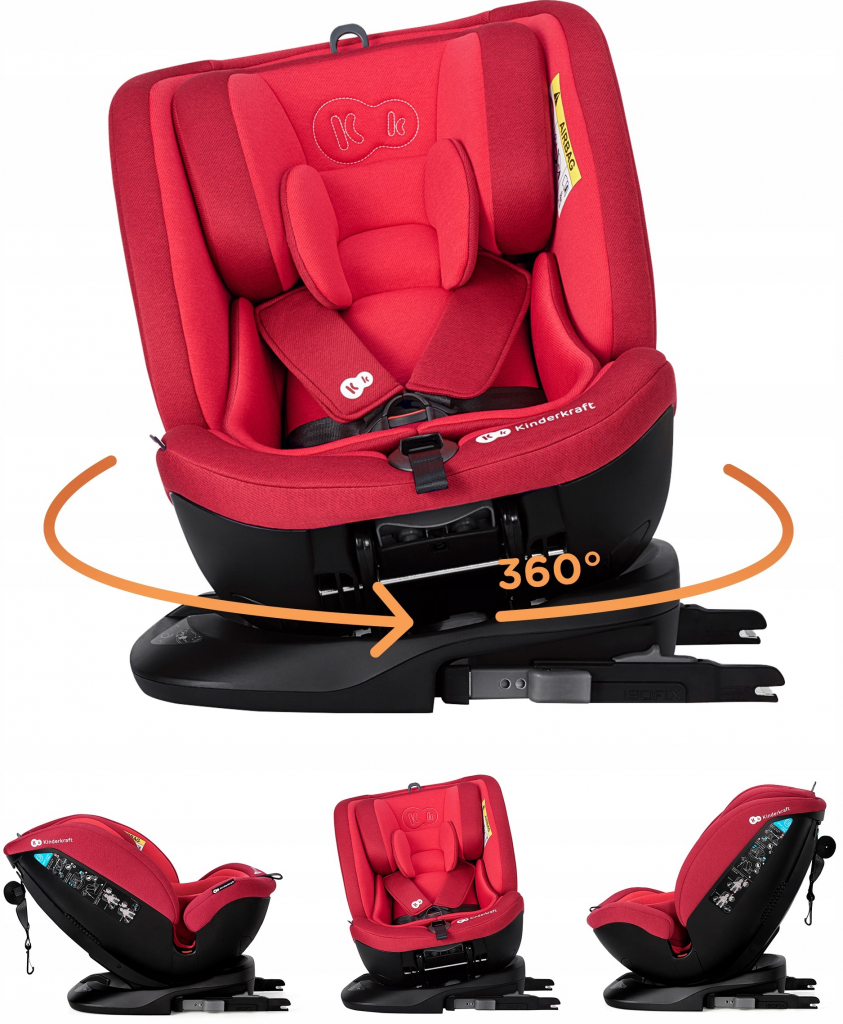 KinderKraft XPEDITION ISOFIX 2021 red