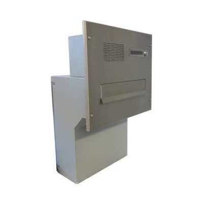 DOLS Poštovní schránka F-04 do sloupku + čelní deska s 2x horním zvonkem a přípravou pro HM - NEREZ – Hledejceny.cz