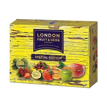 London fruit and herbs Čaj Special edition pack yellow směs ovocných čajů žlutý box 30 sáčků