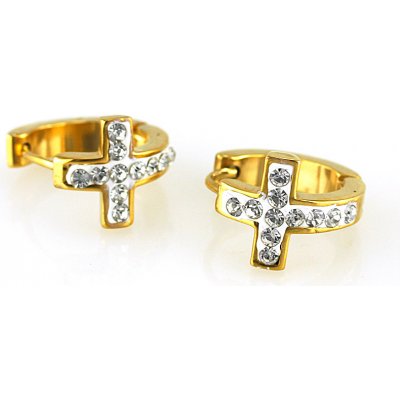 MPM steel and jewelery Earrings 7396 gold