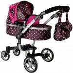 Alice 2v1 černý s růžovými puntíky – Zboží Dáma