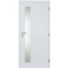 Interiérové dveře Doornite CPL TIKA1 sklo, 80 P, 846 × 1983 mm, CPL laminát, pravé, bílé, prosklené C1H90P.80P1.VT