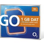 SIM karta O2 1GB dat + 50Kč kredit – Zboží Živě