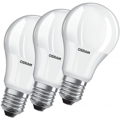 Osram LED žárovka Clas A 60 8.5 W E27 Teplá bílá 3ks – Hledejceny.cz